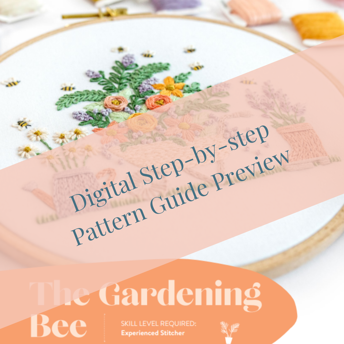 The Gardening Bee Embroidery Kit