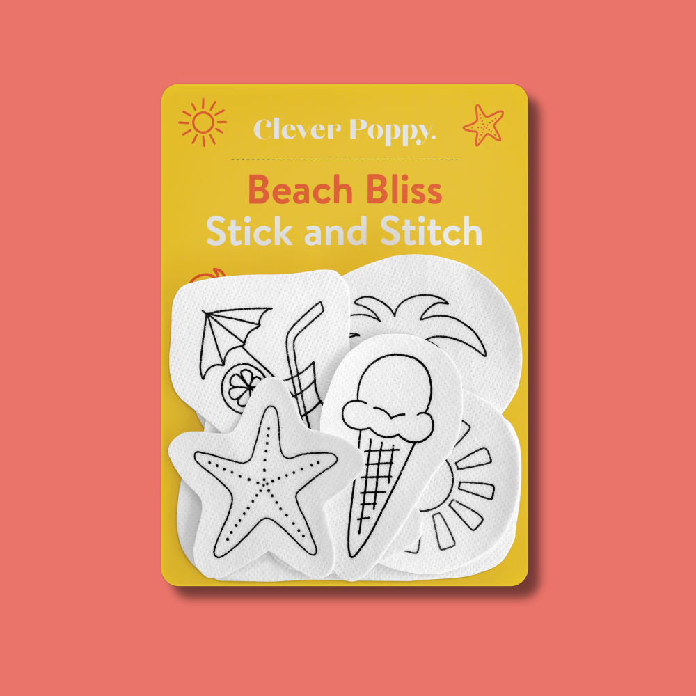 Beach Bliss Wash Away Stickers Pack