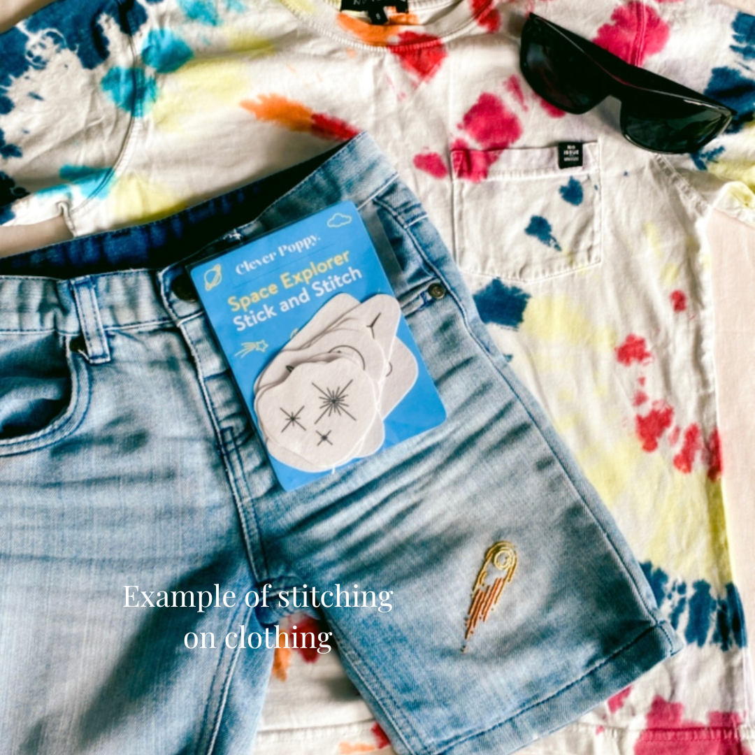 Space Explorer Wash Away Stickers Pack