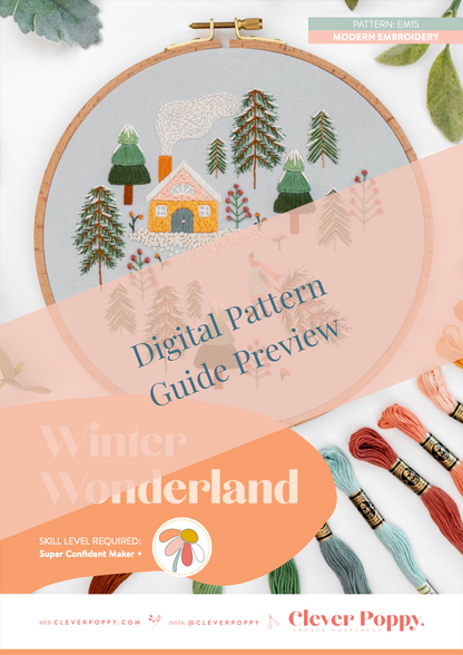 Winter Wonderland Embroidery Kit