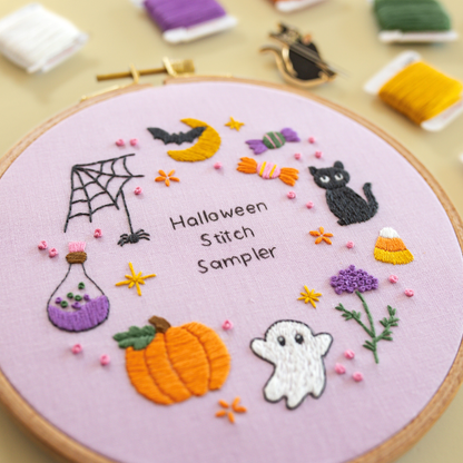Halloween Stitch Sampler Beginner Kit