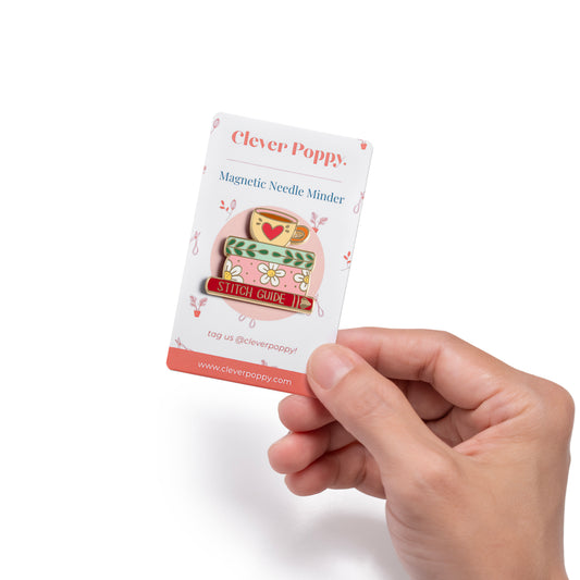 Books and Tea Needle Minder
