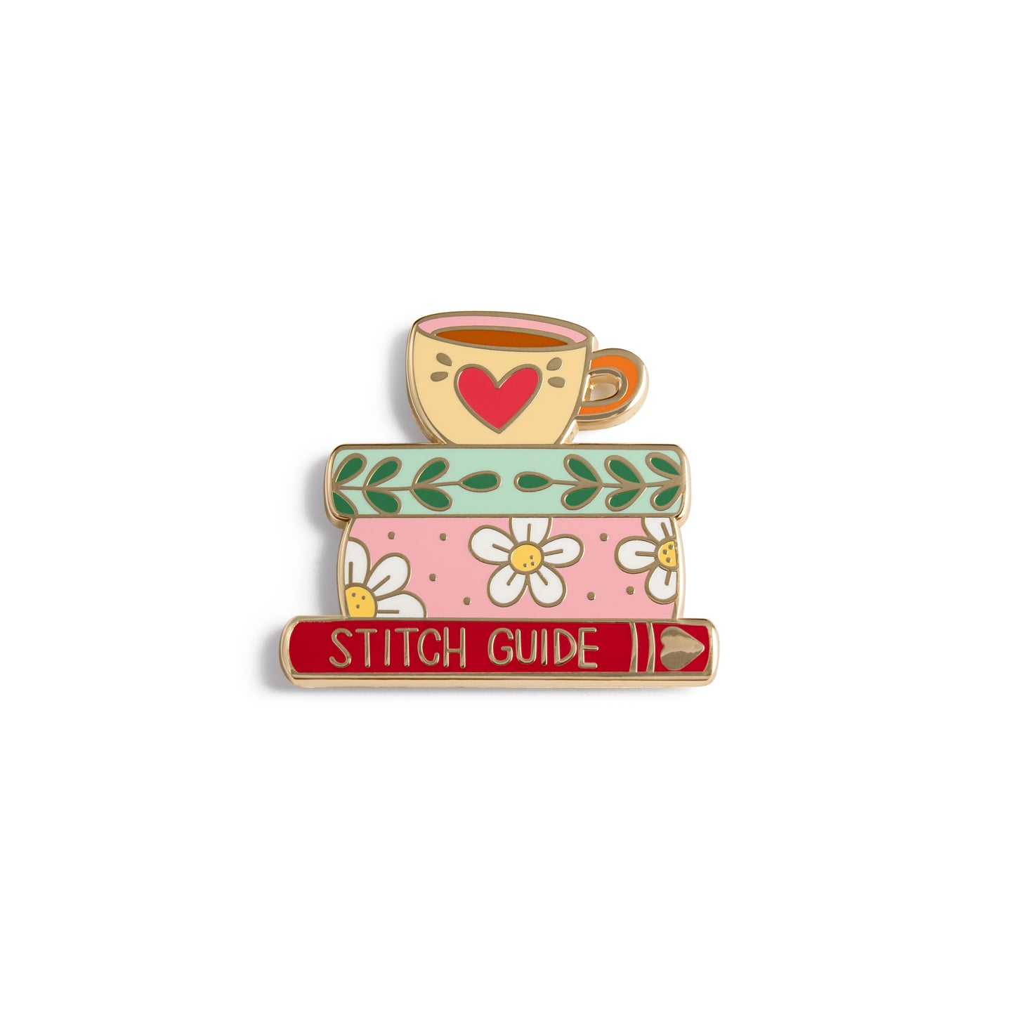 Books and Tea Needle Minder