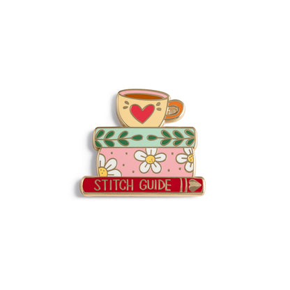 Books and Tea Needle Minder