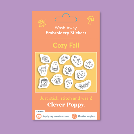 Cozy Fall Wash Away Stickers Pack