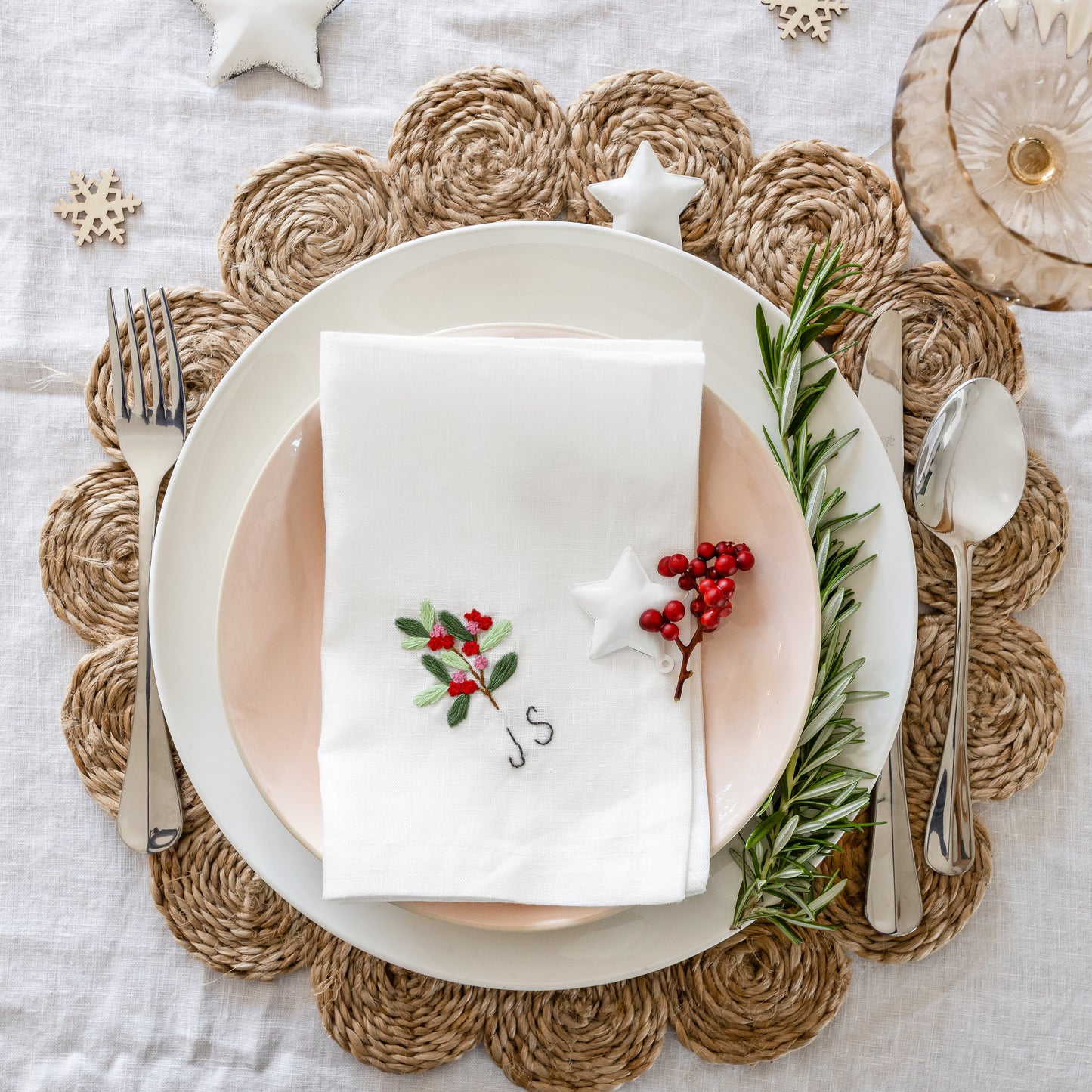 Personalized Christmas Napkins Beginner Kit