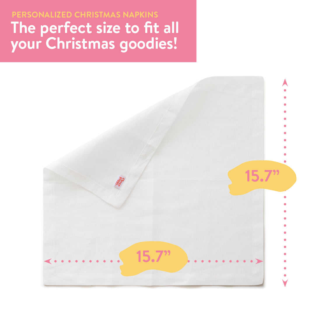 Personalized Christmas Napkins Beginner Kit