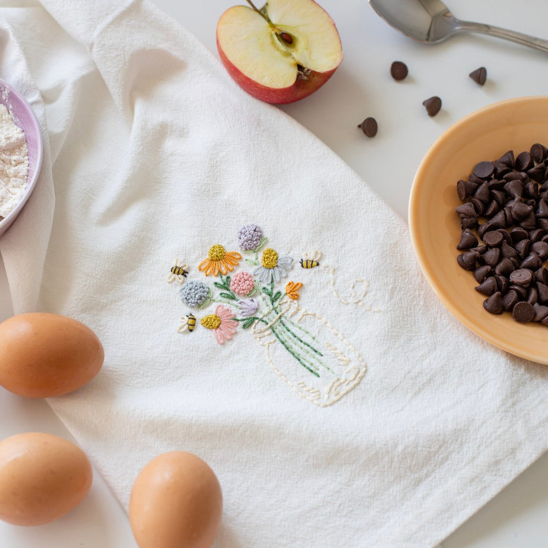 Bee Happy Kitchen Towel Beginner Kit