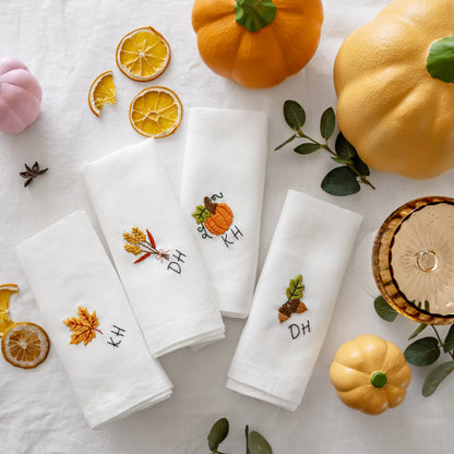 Personalized Thanksgiving Napkins Beginner Kit