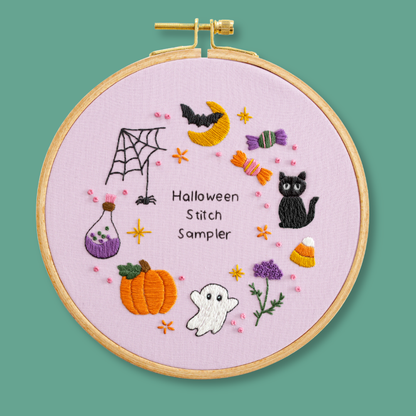 Halloween Stitch Sampler Beginner Kit