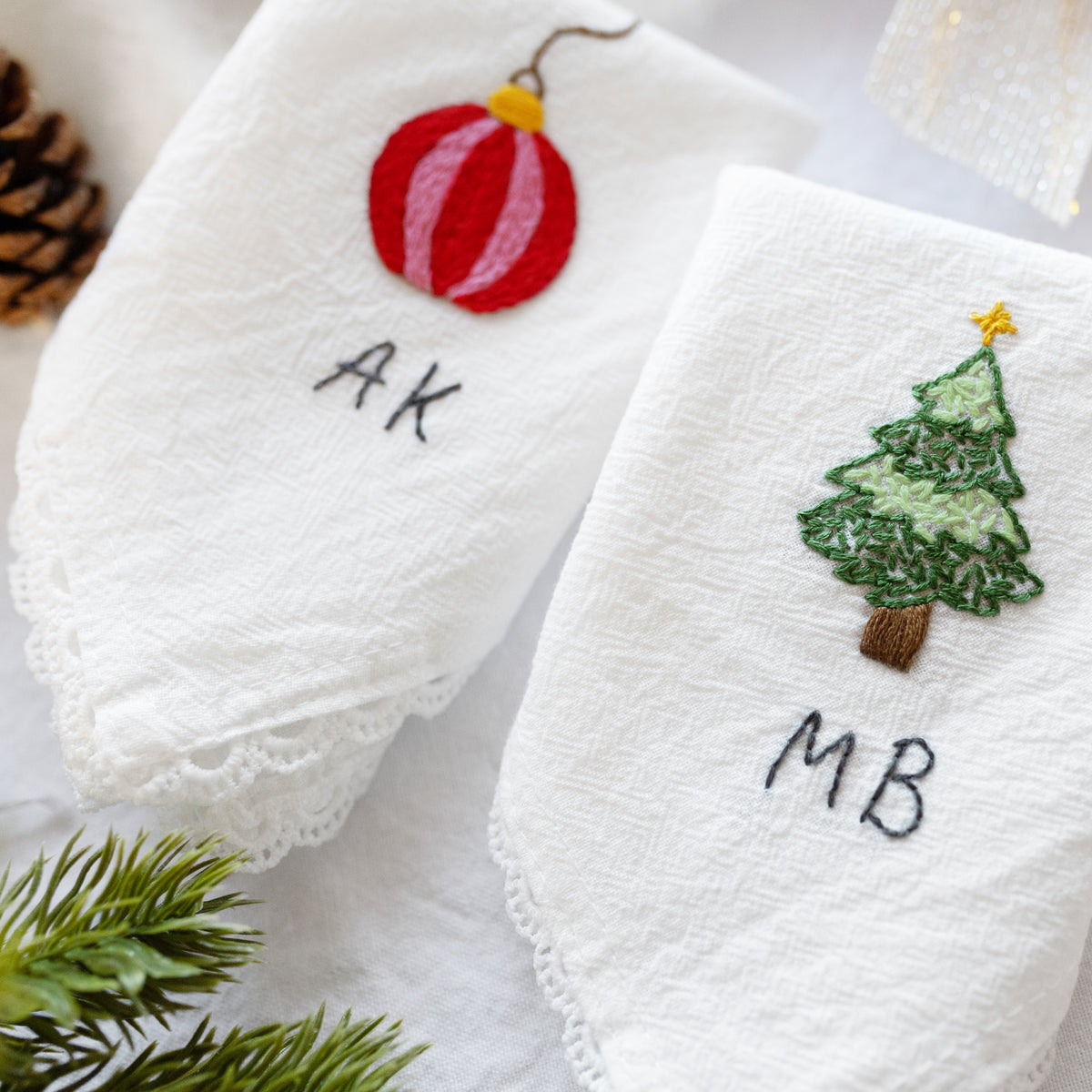 Personalized Festive Fun Handkerchiefs Beginner Kit