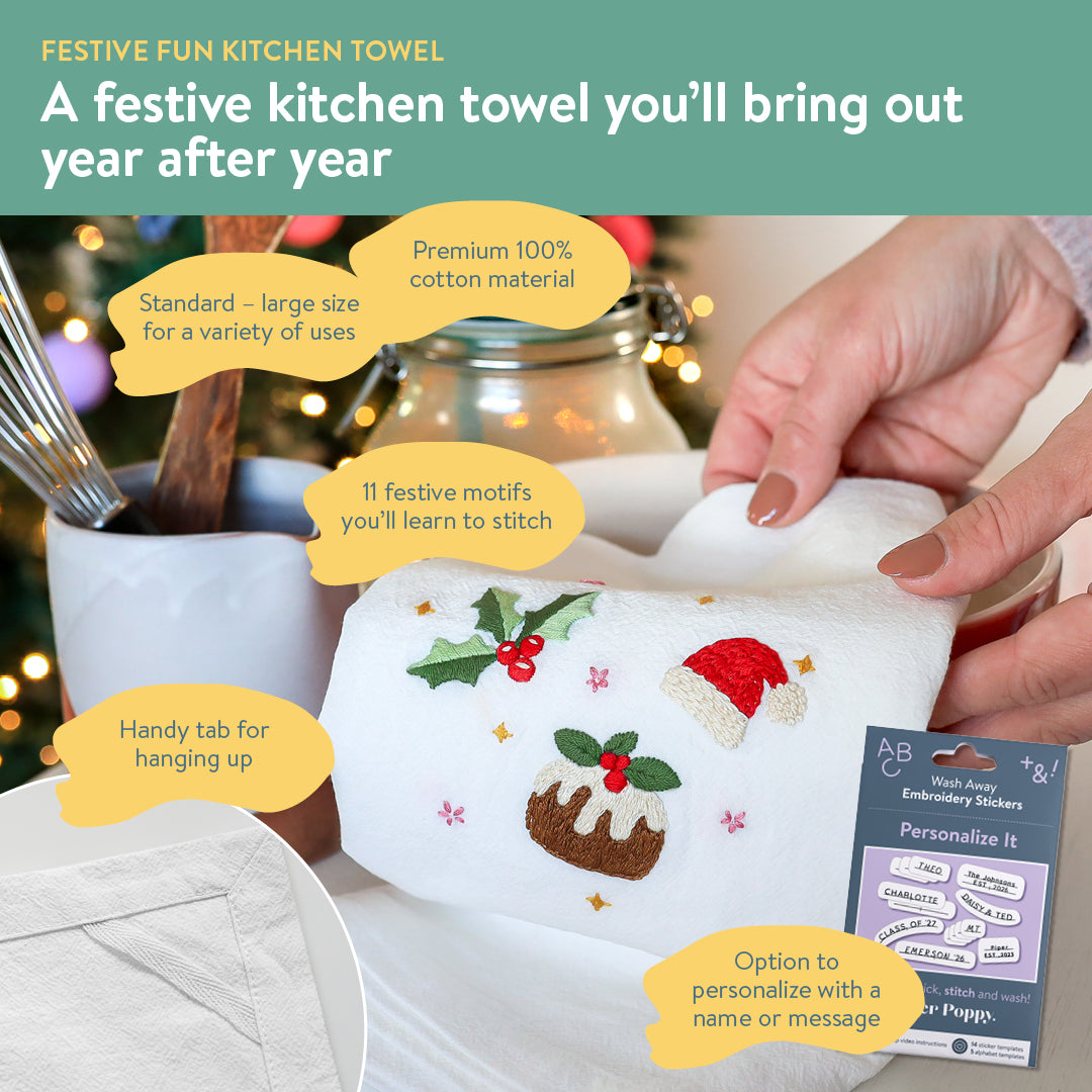 Festive Fun Kitchen Towel Beginner Kit