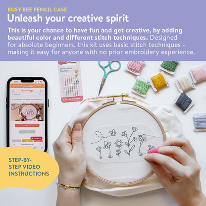 Busy Bee Pencil Case Kit