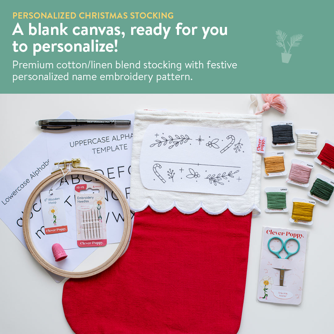 Personalized Christmas Stocking Beginner Kit