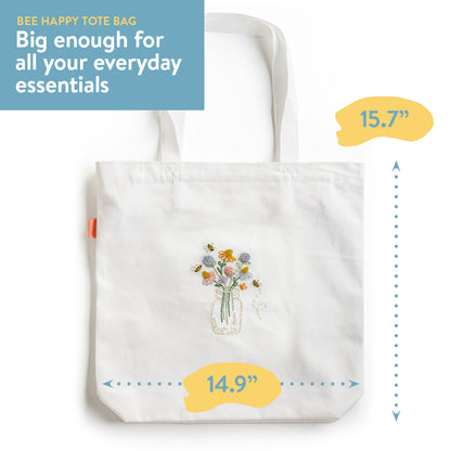 Bee Happy Tote Bag Beginner Kit
