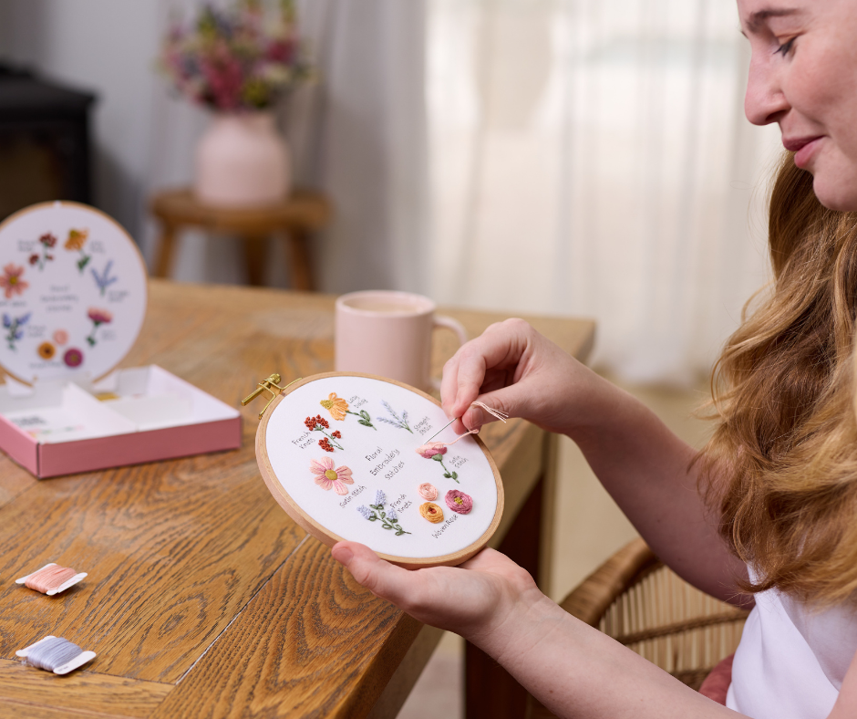 Floral Stitch Sampler Beginner Kit