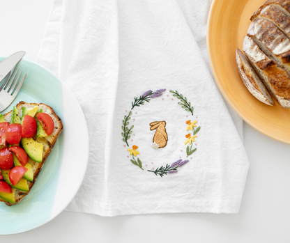 Spring Rabbit Kitchen Towel Beginner Kit