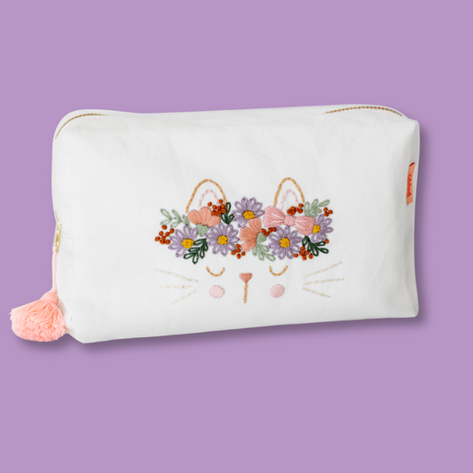 Flora the Cat Pencil Case Kit