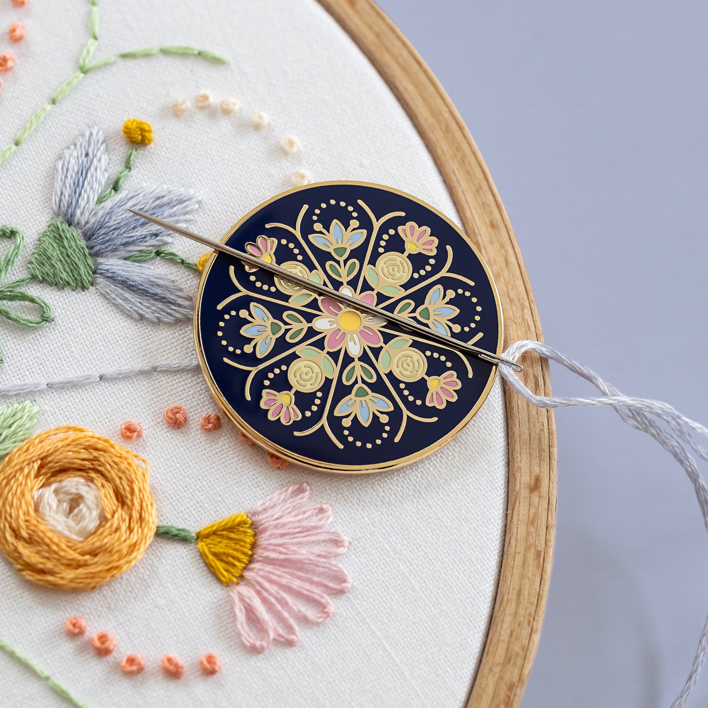 Midnight Mandala Needle Minder