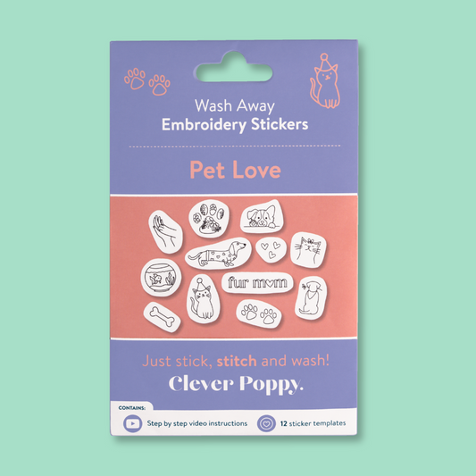 Pet Love Wash Away Stickers Pack