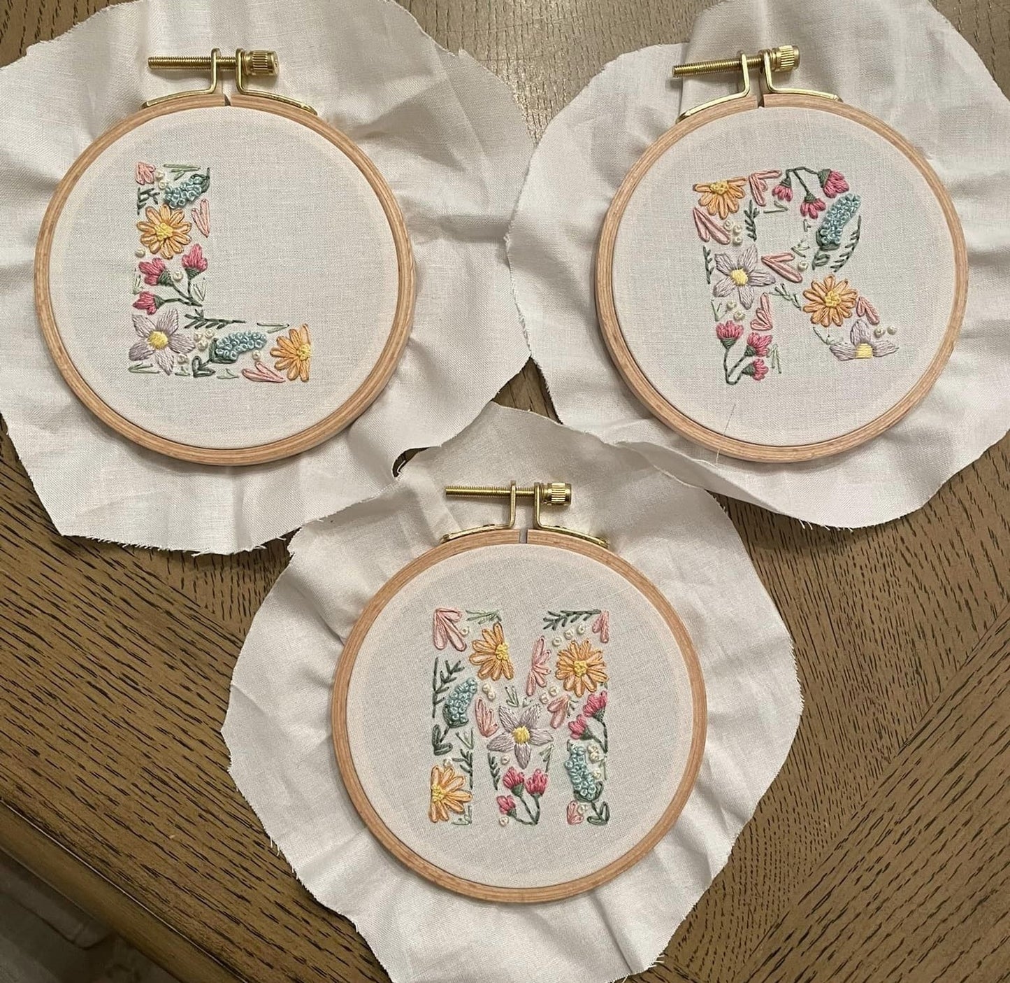 Floral Alphabet Letters