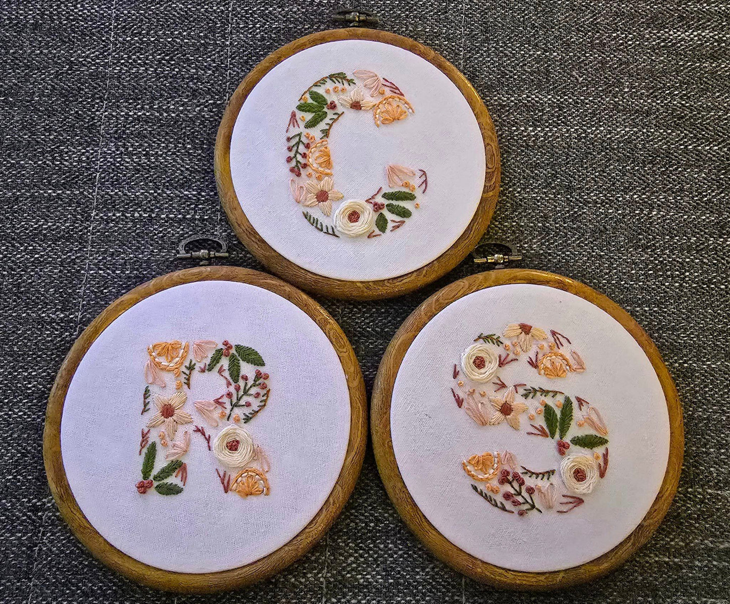 Floral Alphabet Letters