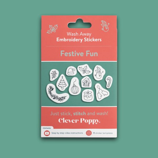 Festive Fun Wash Away Stickers Pack