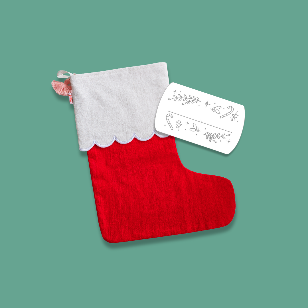 Christmas Stocking and Sticker