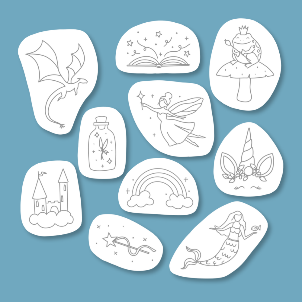 Fairy Tale Wash Away Stickers Pack