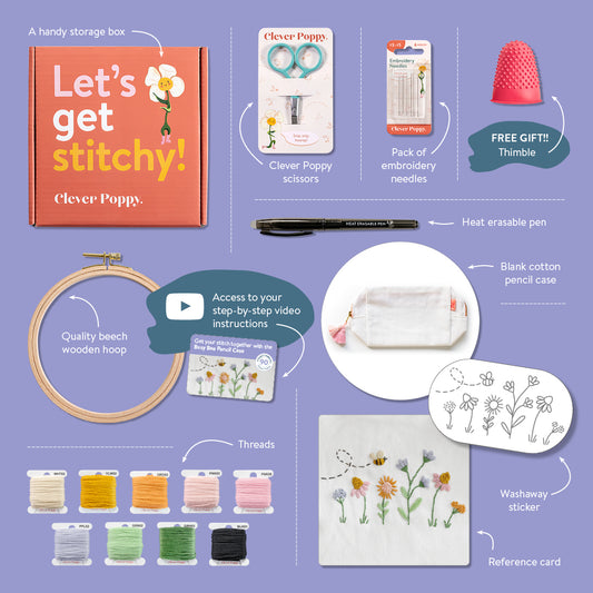 Busy Bee Pencil Case Kit